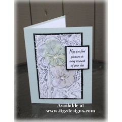 Nature's Stains & Scribbles Birthday Card - handmade in BC